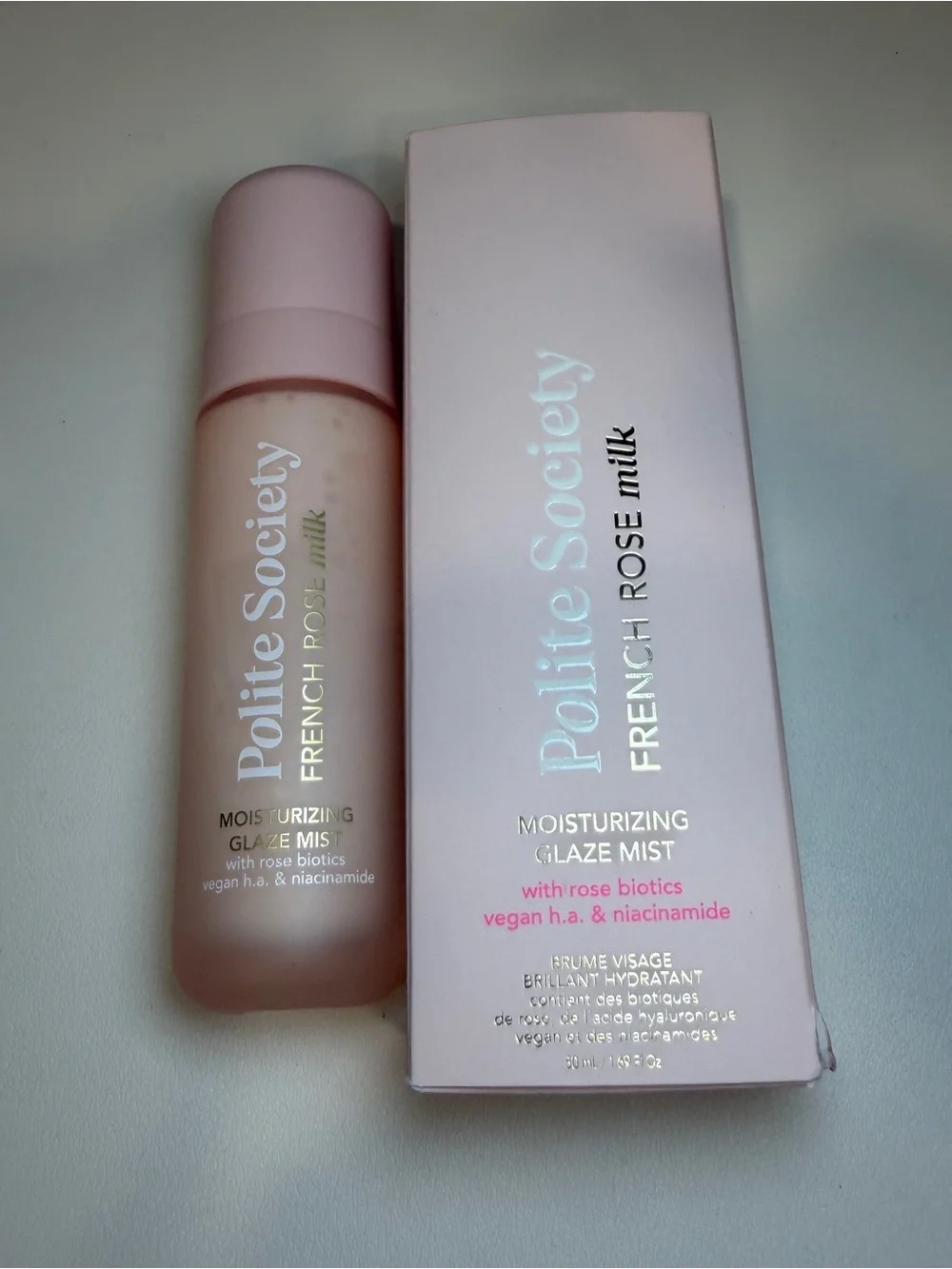 Polite Society French Rose Milk Moisturizing Glaze Mist 50ml
